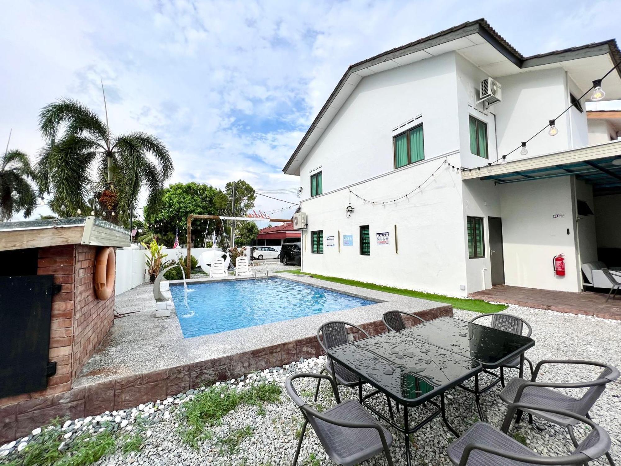 Klebang Melaka Private Pool 12Pax-4Br-Sing K-Coway Villa Exterior foto