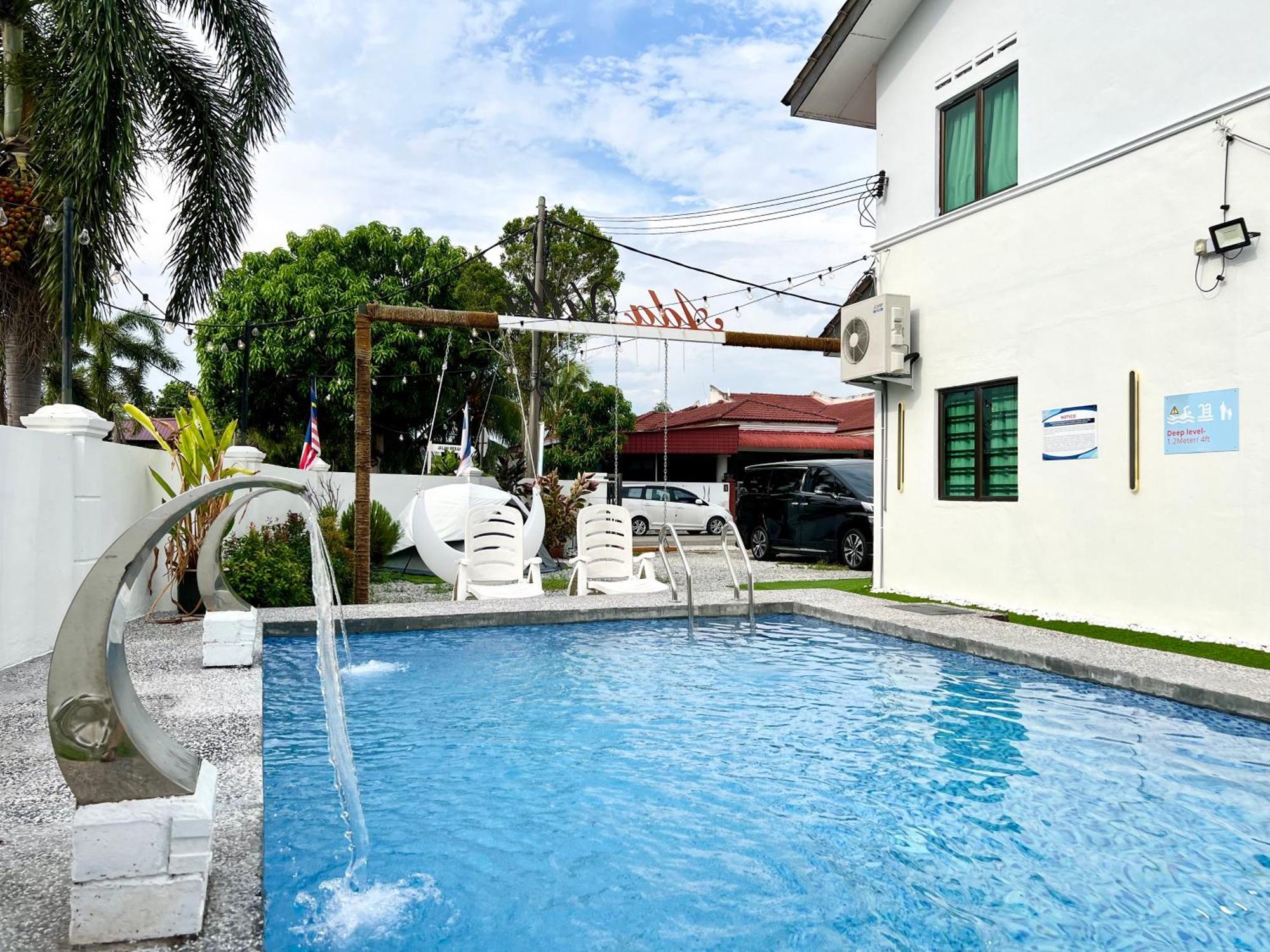 Klebang Melaka Private Pool 12Pax-4Br-Sing K-Coway Villa Exterior foto